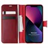 Microsonic Apple iPhone 13 Kılıf Delux Leather Wallet Kırmızı 1