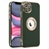Microsonic Apple iPhone 14 Plus Kılıf Flash Stamp Koyu Yeşil 1