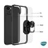 Microsonic Apple iPhone 15 Kılıf Grande Clear Ring Holder Siyah 6