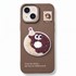 Microsonic Apple iPhone 14 Kılıf Stitched Puppy Plush Doughnut 1