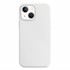 Microsonic Apple iPhone 13 Kılıf Liquid Lansman Silikon Beyaz 2