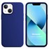 Microsonic Apple iPhone 13 Mini Kılıf Liquid Lansman Silikon Lacivert 1