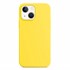 Microsonic Apple iPhone 15 Plus Kılıf Liquid Lansman Silikon Sarı 2