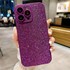 Microsonic Apple iPhone 16 Pro Max Kılıf Bling Rhinestones Mor 2