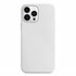 Microsonic Apple iPhone 15 Pro Max Kılıf Liquid Lansman Silikon Beyaz 2