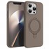 Microsonic Apple iPhone 13 Pro Max Kılıf Aura Stant MagSafe Kahverengi 1