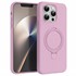 Microsonic Apple iPhone 13 Pro Max Kılıf Aura Stant MagSafe Pembe 1