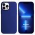 Microsonic Apple iPhone 13 Pro Max Kılıf Liquid Lansman Silikon Lacivert 1