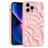 Microsonic Apple iPhone 13 Pro Max Kılıf Rippledots Pembe 1