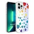 Microsonic Apple iPhone 13 Pro Max Braille Feel Desenli Kılıf Heart 1