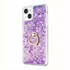 Microsonic Apple iPhone 15 Kılıf Glitter Liquid Holder Mor 2