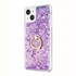 Microsonic Apple iPhone 14 Plus Kılıf Glitter Liquid Holder Mor 2