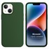 Microsonic Apple iPhone 14 Kılıf Liquid Lansman Silikon Koyu Yeşil 1