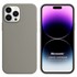 Microsonic Apple iPhone 14 Pro Kılıf Liquid Lansman Silikon Gri 1