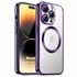 Microsonic Apple iPhone 14 Pro Max Kılıf MagSafe Luxury Electroplate Mor 1