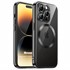Microsonic Apple iPhone 14 Pro Kılıf MagSafe Luxury Electroplate Siyah 1
