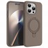 Microsonic Apple iPhone 14 Pro Kılıf Aura Stant MagSafe Kahverengi 1