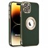 Microsonic Apple iPhone 14 Pro Kılıf Flash Stamp Koyu Yeşil 1