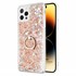 Microsonic Apple iPhone 14 Pro Kılıf Glitter Liquid Holder Gold 1