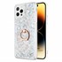 Microsonic Apple iPhone 14 Pro Max Kılıf Glitter Liquid Holder Gümüş 1