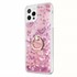 Microsonic Apple iPhone 15 Pro Max Kılıf Glitter Liquid Holder Pembe 2