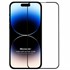 Microsonic Apple iPhone 14 Pro Tam Kaplayan Temperli Cam Ekran Koruyucu Siyah 1