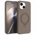 Microsonic Apple iPhone 15 Kılıf Aura Stant MagSafe Kahverengi 1