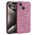 Microsonic Apple iPhone 15 Kılıf Bling Rhinestones Pembe 1