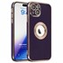 Microsonic Apple iPhone 15 Kılıf Flash Stamp Koyu Mor 1