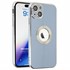 Microsonic Apple iPhone 15 Plus Kılıf Flash Stamp Mavi 1