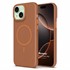 Microsonic Apple iPhone 15 Kılıf MagLeather Pro Kahverengi 1