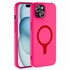 Microsonic Apple iPhone 15 Kılıf Pastello MagSafe Koyu Pembe 1