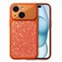 Microsonic Apple iPhone 15 Kılıf Ruby Sparkle Turuncu 1