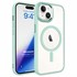 Microsonic Apple iPhone 15 Plus Kılıf MagSafe Shadow Planet Açık Yeşil 1