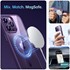 Microsonic Apple iPhone 15 Kılıf MagSafe Shadow Planet Koyu Yeşil 2