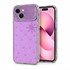 Microsonic Apple iPhone 15 Kılıf ShineGlam Luxe Pembe 1