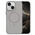 Microsonic Apple iPhone 15 Plus Kılıf MagLeather Pro Gri 2