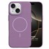 Microsonic Apple iPhone 15 Plus Kılıf MagLeather Pro Lila 2