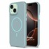 Microsonic Apple iPhone 15 Plus Kılıf MagLeather Pro Mavi 1
