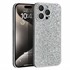 Microsonic Apple iPhone 16 Pro Max Kılıf Bling Rhinestones Gümüş 1