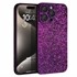 Microsonic Apple iPhone 16 Pro Max Kılıf Bling Rhinestones Mor 1