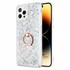 Microsonic Apple iPhone 15 Pro Kılıf Glitter Liquid Holder Gümüş 1