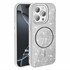 Microsonic Apple iPhone 15 Pro Max Kılıf GlamGrip Luxe Gümüş 1