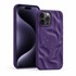 Microsonic Apple iPhone 15 Pro Max Kılıf Rippledots Mor 1