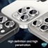 Microsonic Apple iPhone 15 Pro Max Tekli Diamond Taşlı Kamera Koruma Camı Beyaz 5