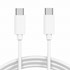 Microsonic Apple iPhone 16 Plus Type-C - Type-C Kablo Beyaz 1