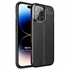 Microsonic Apple iPhone 15 Pro Kılıf Deri Dokulu Silikon Siyah 1