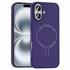 Microsonic Apple iPhone 17 Kılıf AirFit MagSafe Derin Mor 1