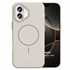 Microsonic Apple iPhone 16 Kılıf MagLeather Pro Bej 1