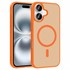 Microsonic Apple iPhone 16 Kılıf MagSmoke Neo Turuncu 1